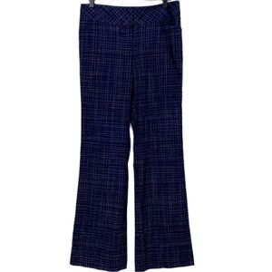 LOFT Women’s Blue & White Check Dress Pants Size 0
